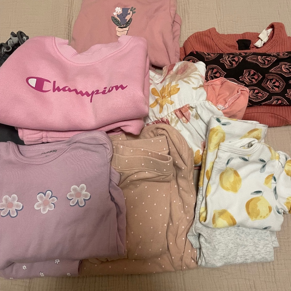12 month girls clothing bundle